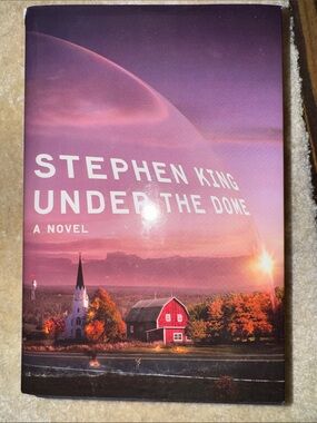 Stephen King "Under the Dome" Hardcover - Purple/Pink Cover